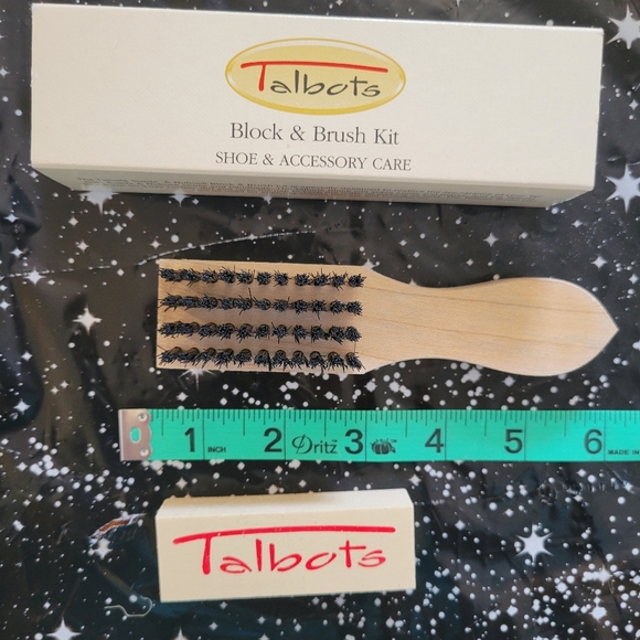 Talbots Block & Brush Kit ~ Shoe & Accessory Care ~ NOS - NIB ~ Y2K (?) ~ Unisex - Picture 5 of 9